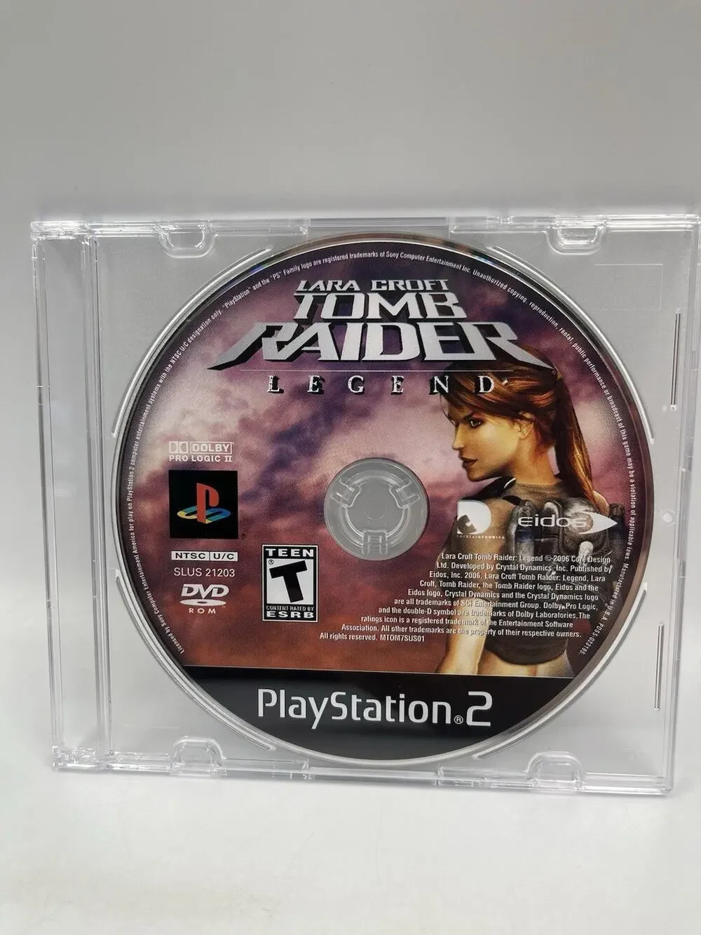 Lara Croft: Tomb Raider -- Legend (Sony PlayStation 2, 2006) PS2 DISC ONLY GAME